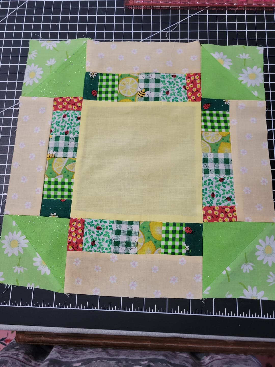 Customer photo review of Extra 8 Mystery fat quarters monthly addon #2