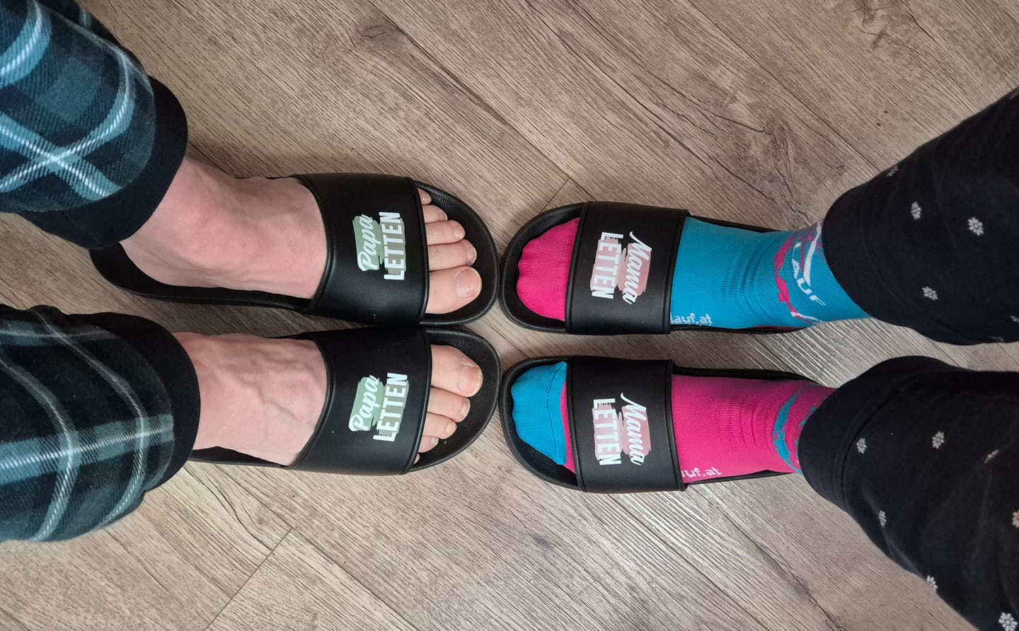 Customer photo review of Deine Letten - Personalisierte Badeschlappen mit Name