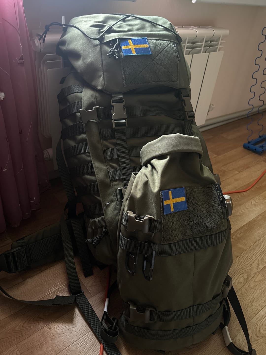 Customer photo review of Kantamus 40L backpack