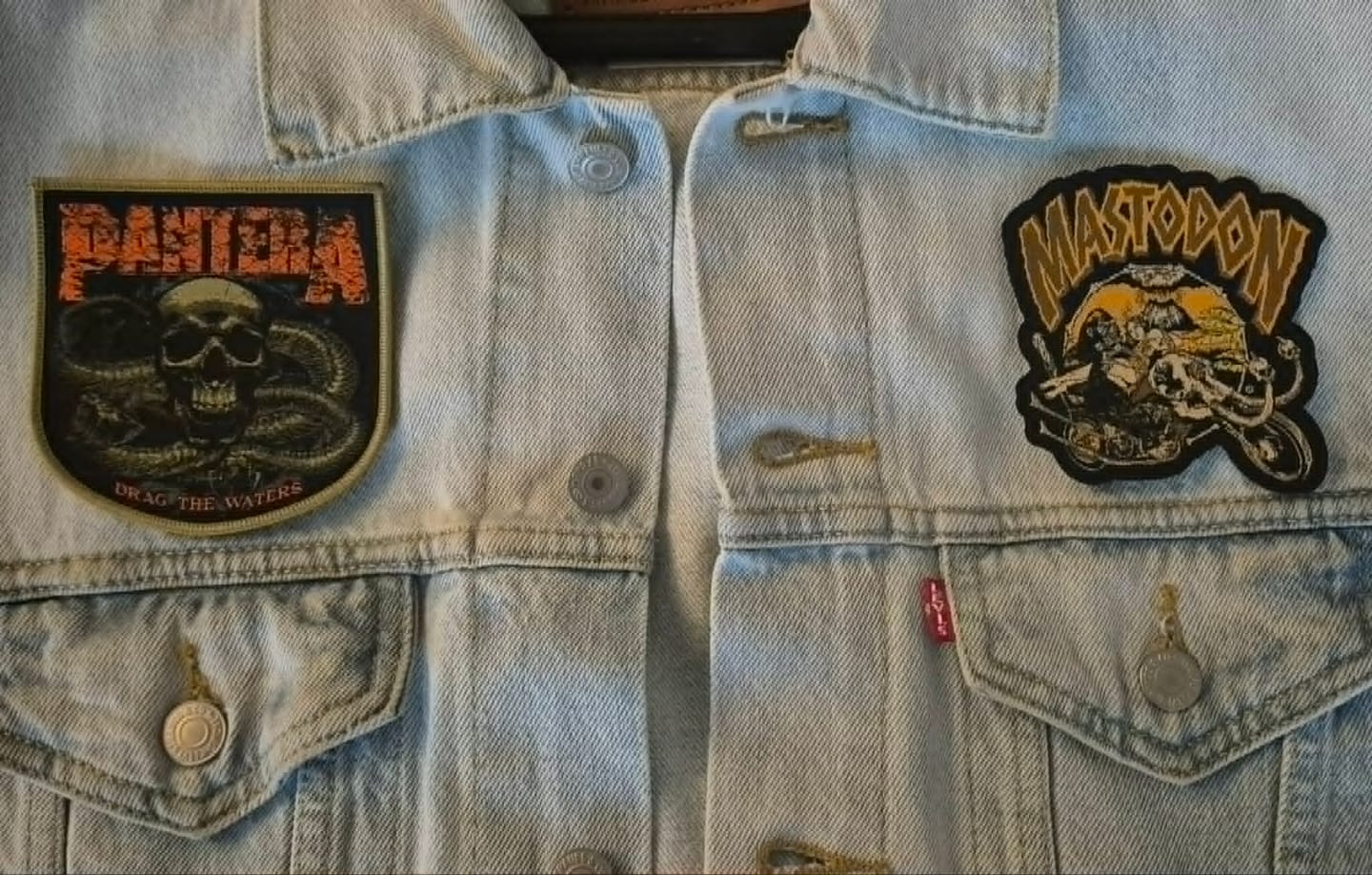 Customer photo review of Mastodon - Curl of the Burl - Patch
