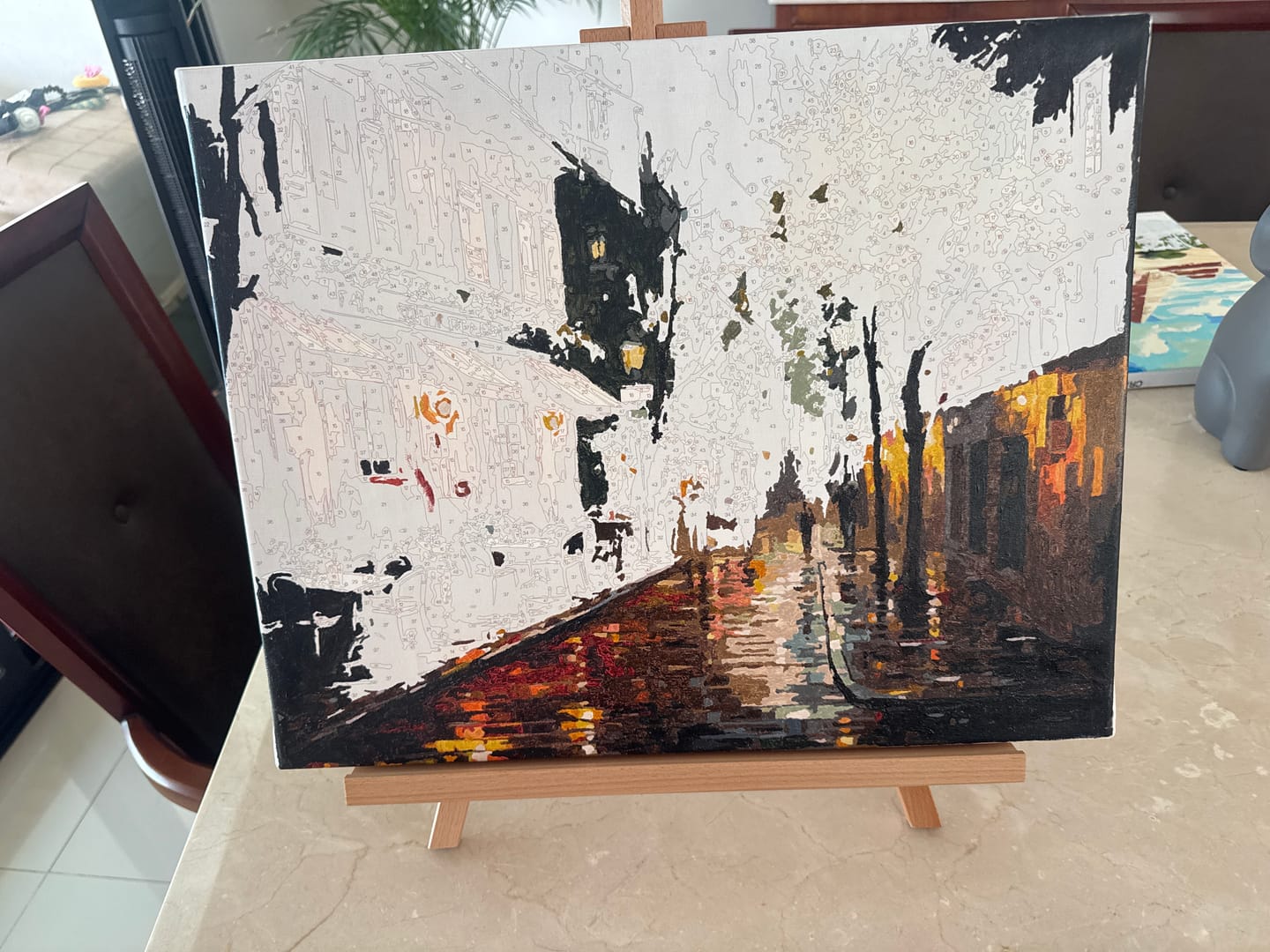 Customer photo review of Parisian Rainy Cafe
