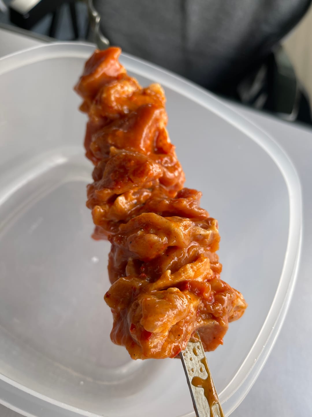 Customer photo review of Schweine-Schaschlik Chili – würzig-scharf nach Familienrezept | mySchaschlik