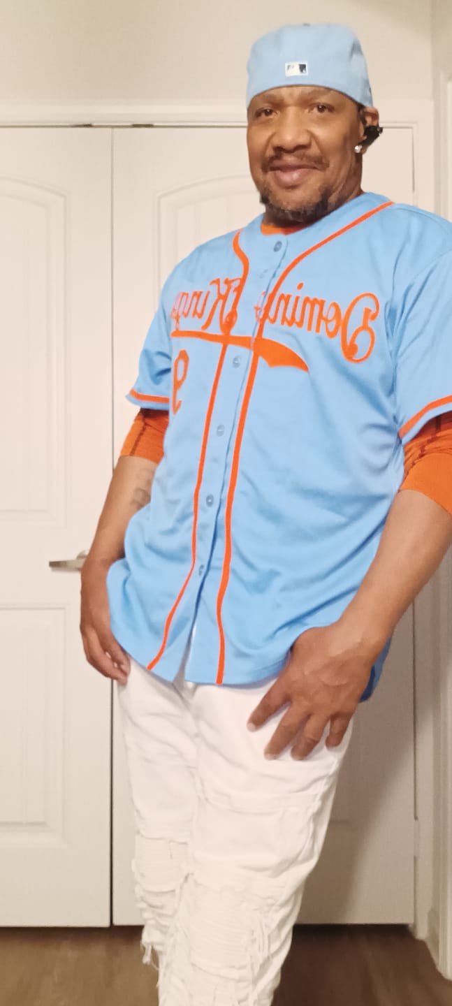 Customer photo review of Custom Light Blue White-Royal Classic Style Authentic Baseball Jersey
