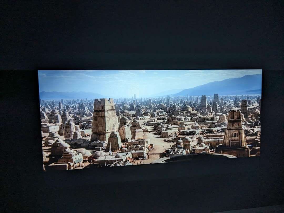Customer photo review of Zoomly® Pro Elite 4K Smart Projector