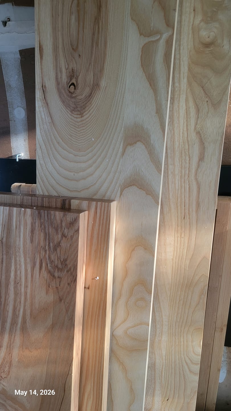 Customer photo review of Ash Shelves with Brackets