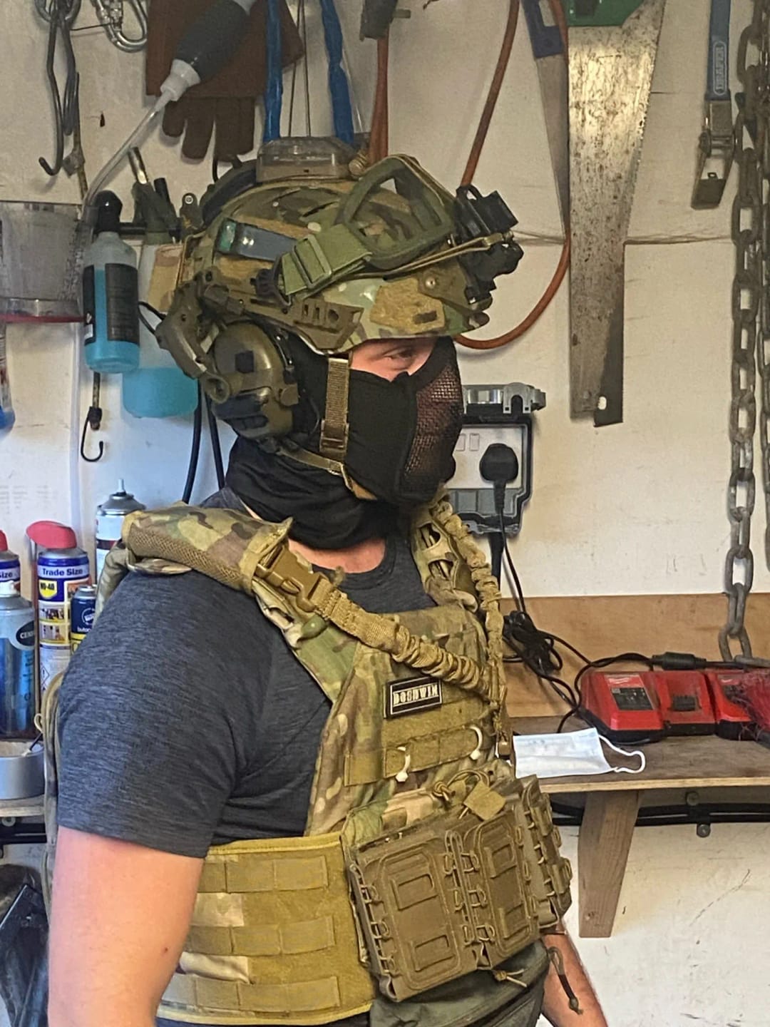 Customer photo review of WRAITH-X Tactical Helmet