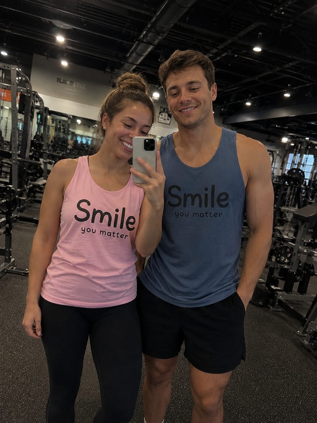 Customer photo review of Smile | You Matter Tank Top