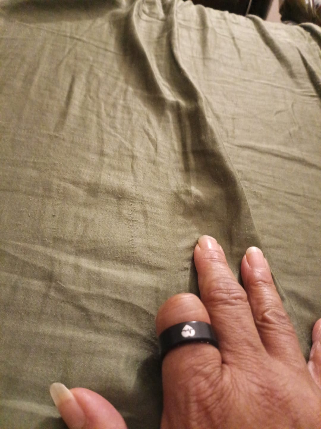 Customer photo review of FITAOS R07 Blood Glucose ECG/EKG Blood Pressure Monitoring AI Health Analysis Smart Ring
