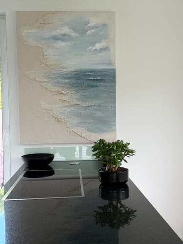 Customer review photo for Plaster Art Texture Painting #SG421