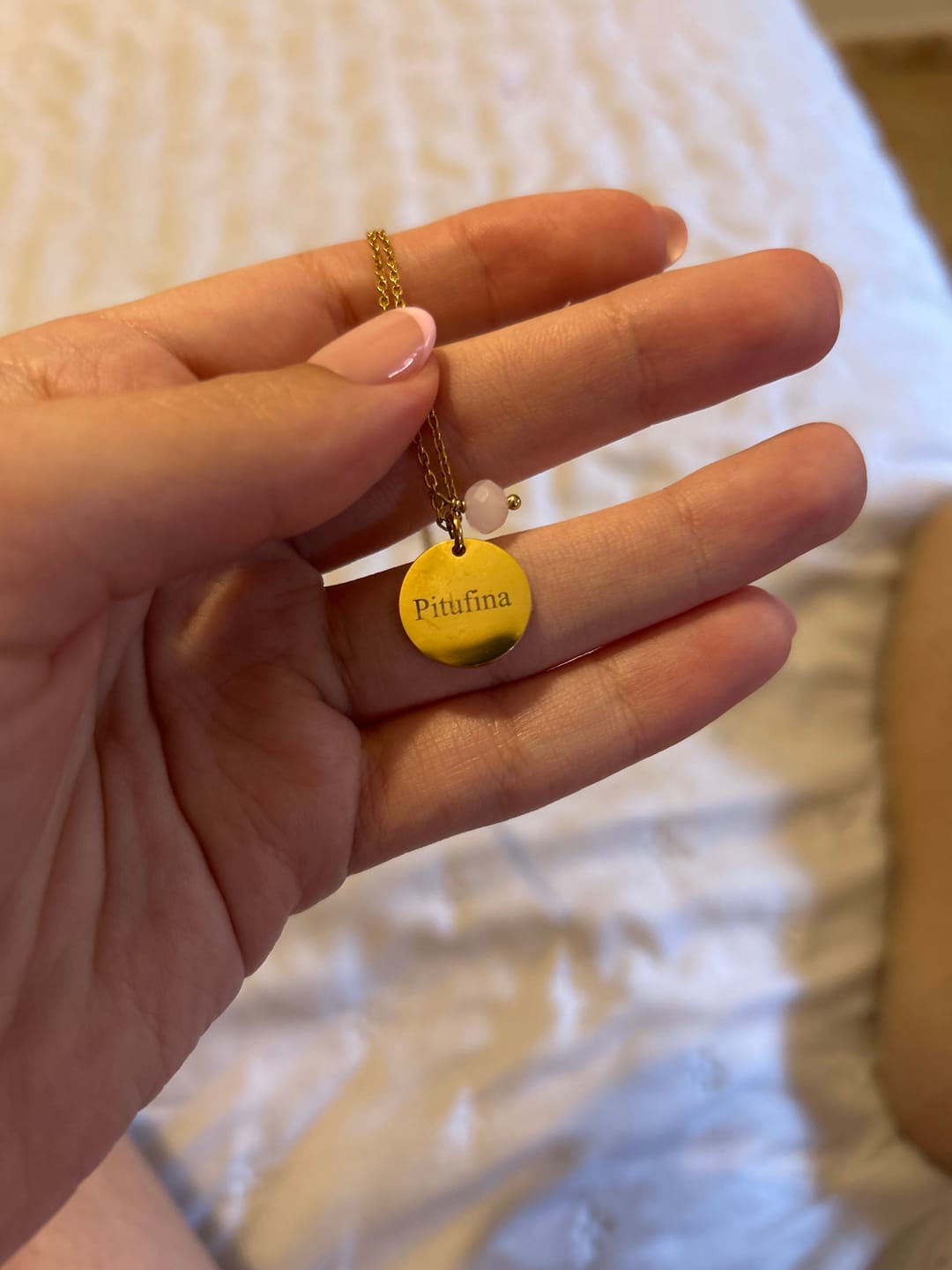 Customer photo review of Collar Pacto - Personalizado
