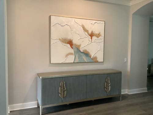 Customer review photo for Plaster Art Texture Painting #SG476