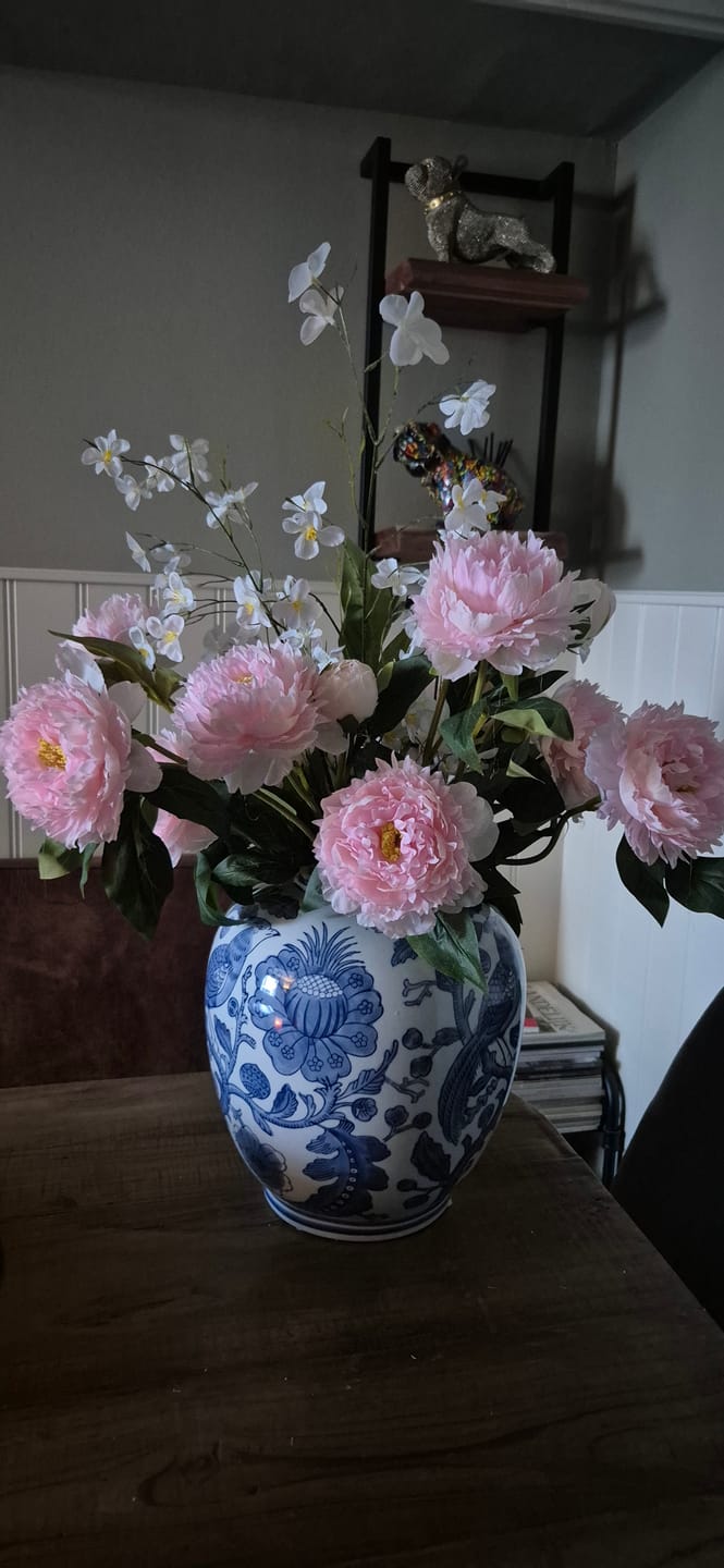 Customer photo review of Zijden Pioenrozen - Roze