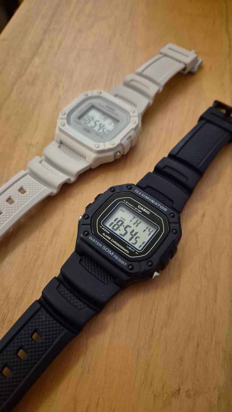 Customer photo review of Reloj Casio Vintage W-218H-2AVDF Azul