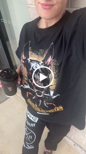 Customer video review of Stacked Gym Track Pant - Unisex - Black