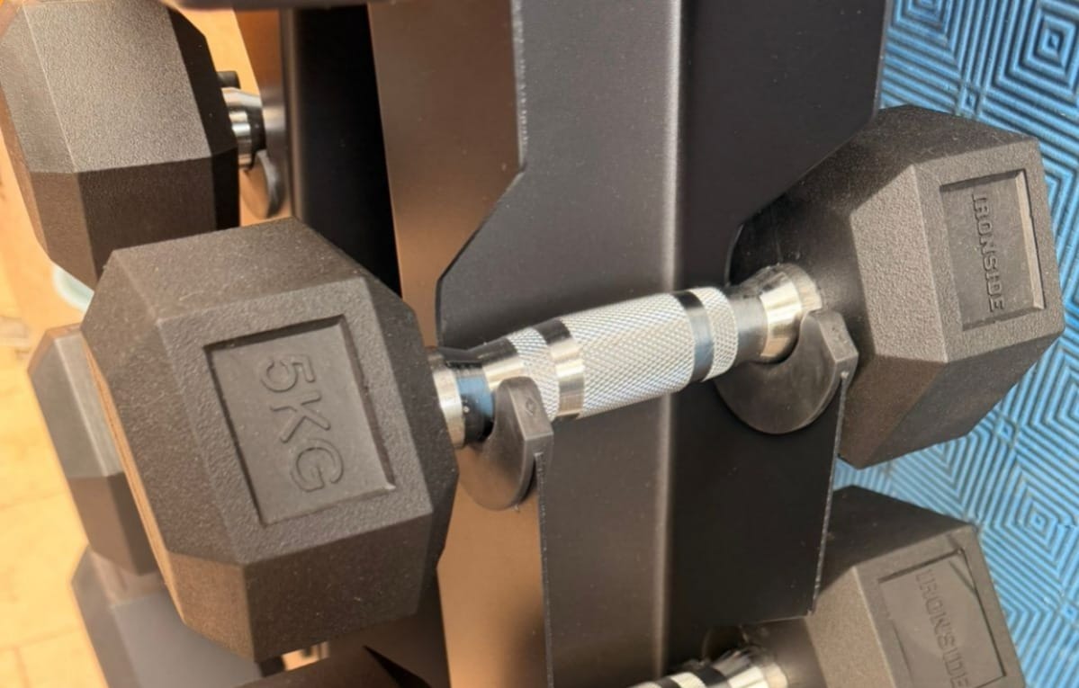 Customer photo review of Mancuerna Hexagonal (2.5 a 50 kg) IRONSIDE