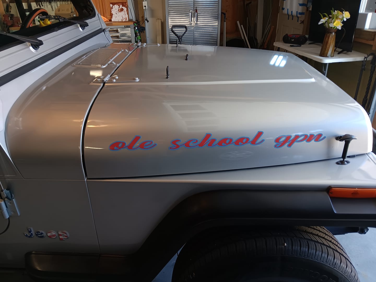 Customer photo review of JEEP Wrangler Emblem Overlay Decal Set | Fits JL, JK, TJ & YJ