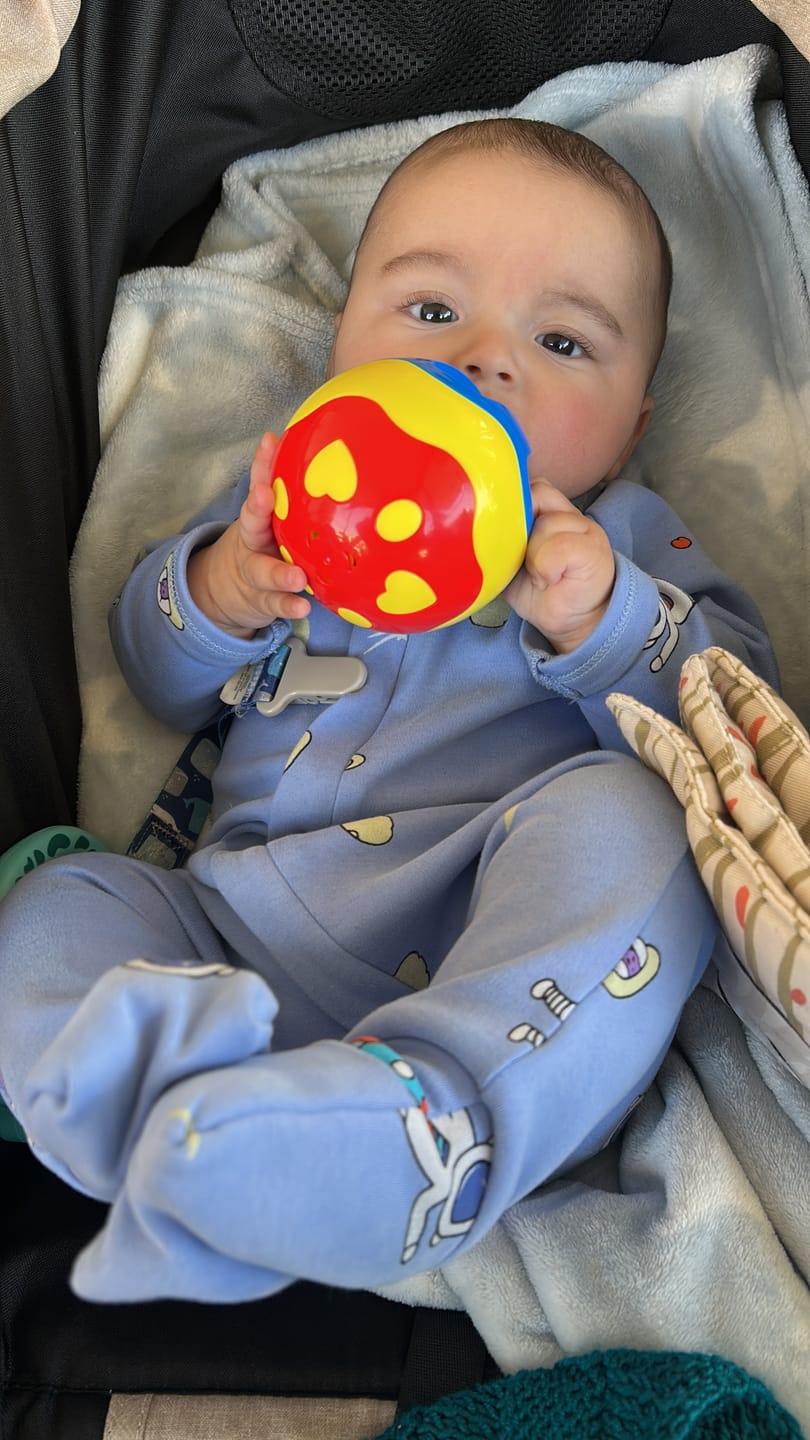 Customer photo review of Enterito Austral - Astronauta Azul - Algodón 260 grs