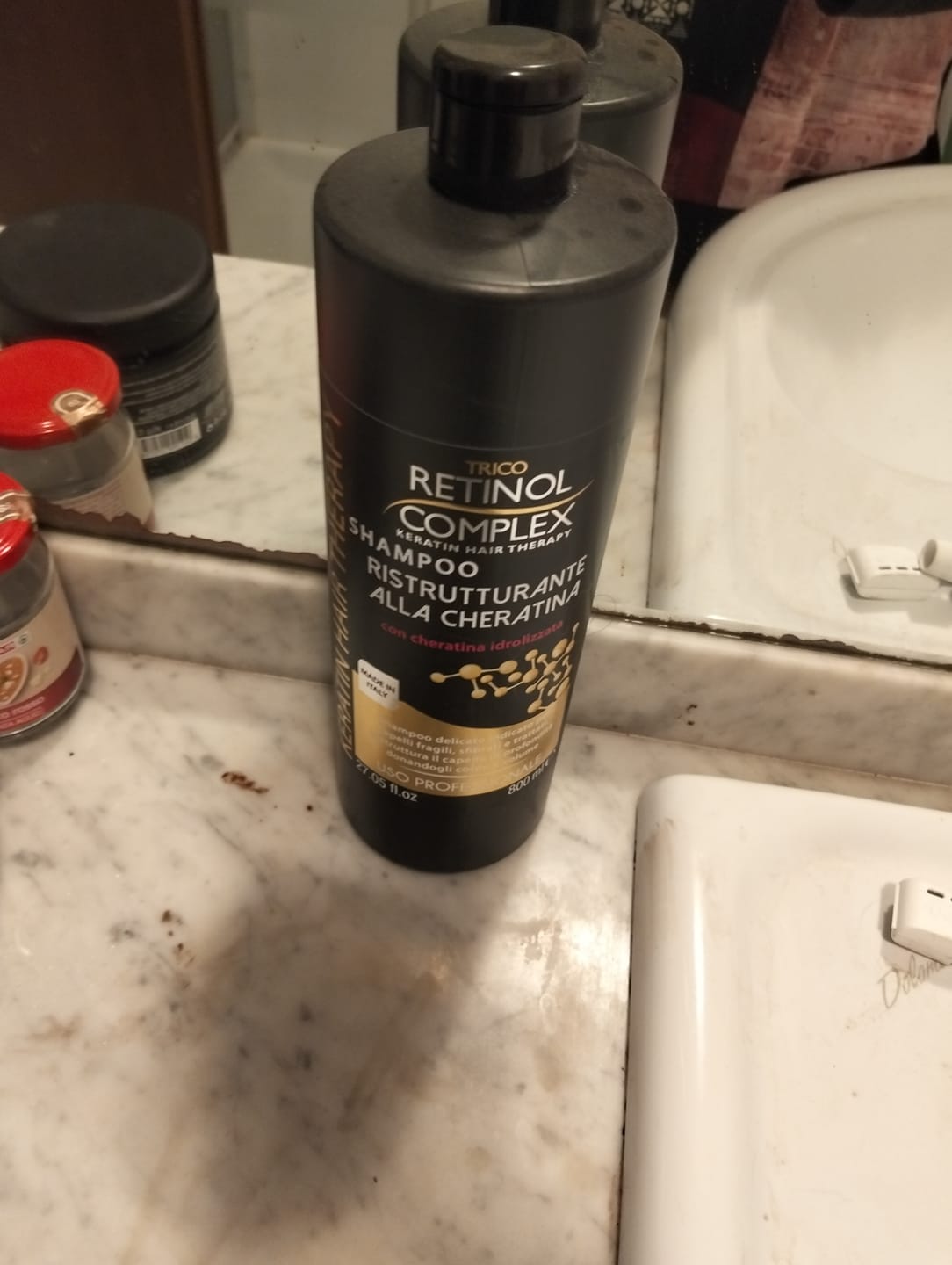 Customer photo review of RETINOL COMPLEX® SHAMPOO E MASCHERA "CHERATINA"