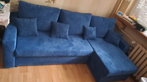 Customer photo review of Narożnik NEO BP sztruks