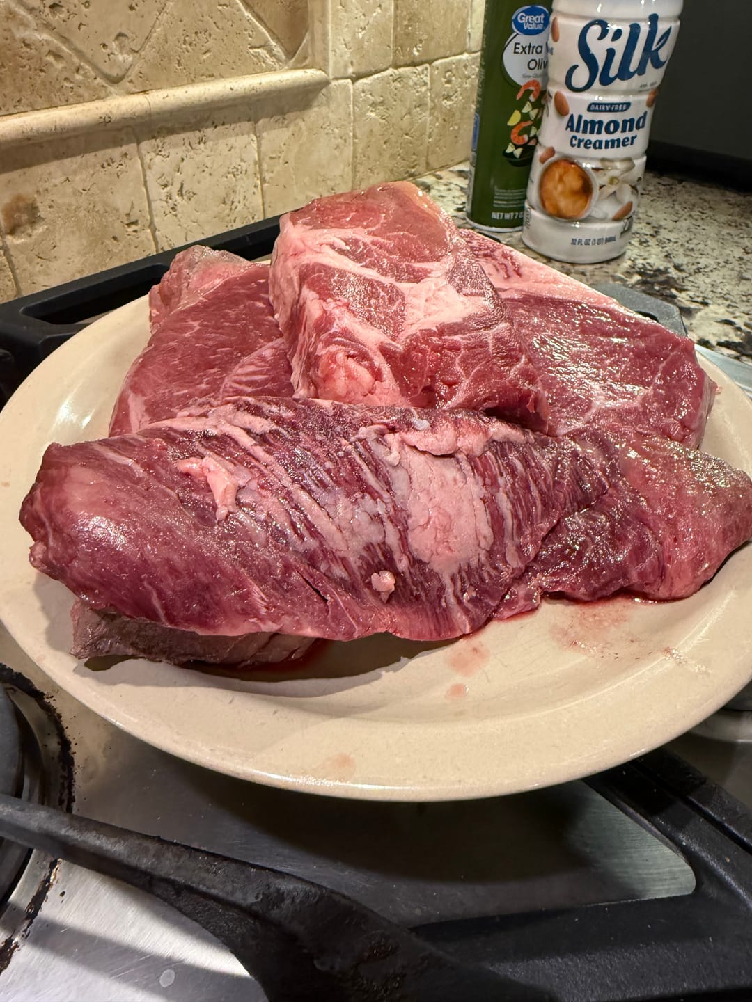 Customer photo review of USDA Choice Boneless Ribeye Steak