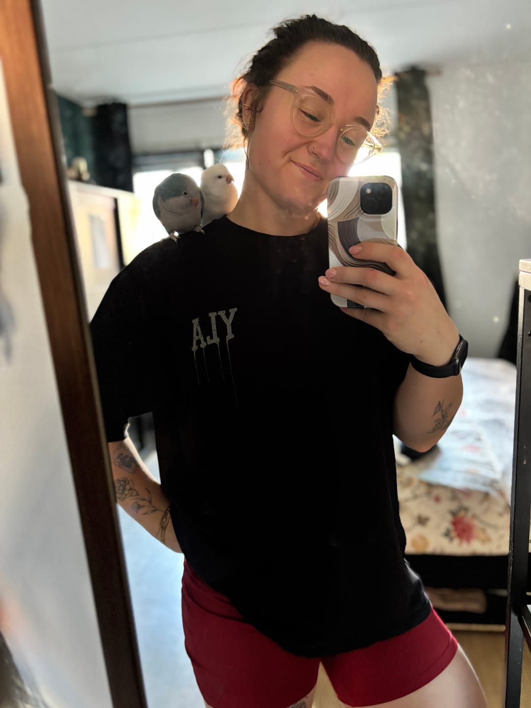 Customer photo review of W428 - Drip Oversized Tee