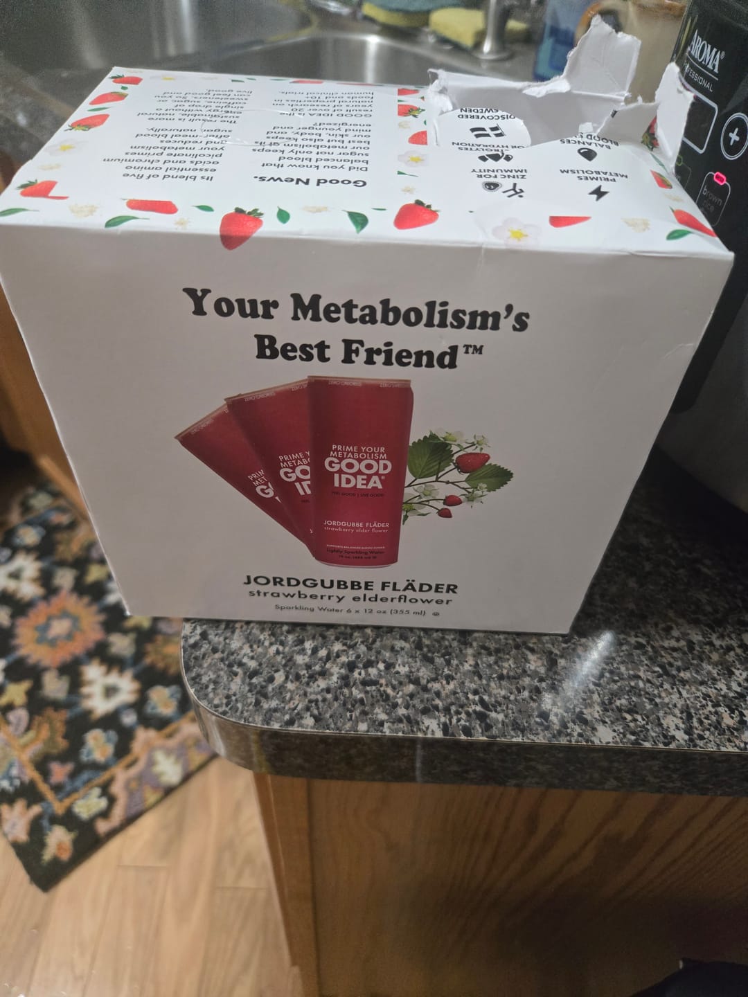 Customer photo review of Strawberry Elderflower