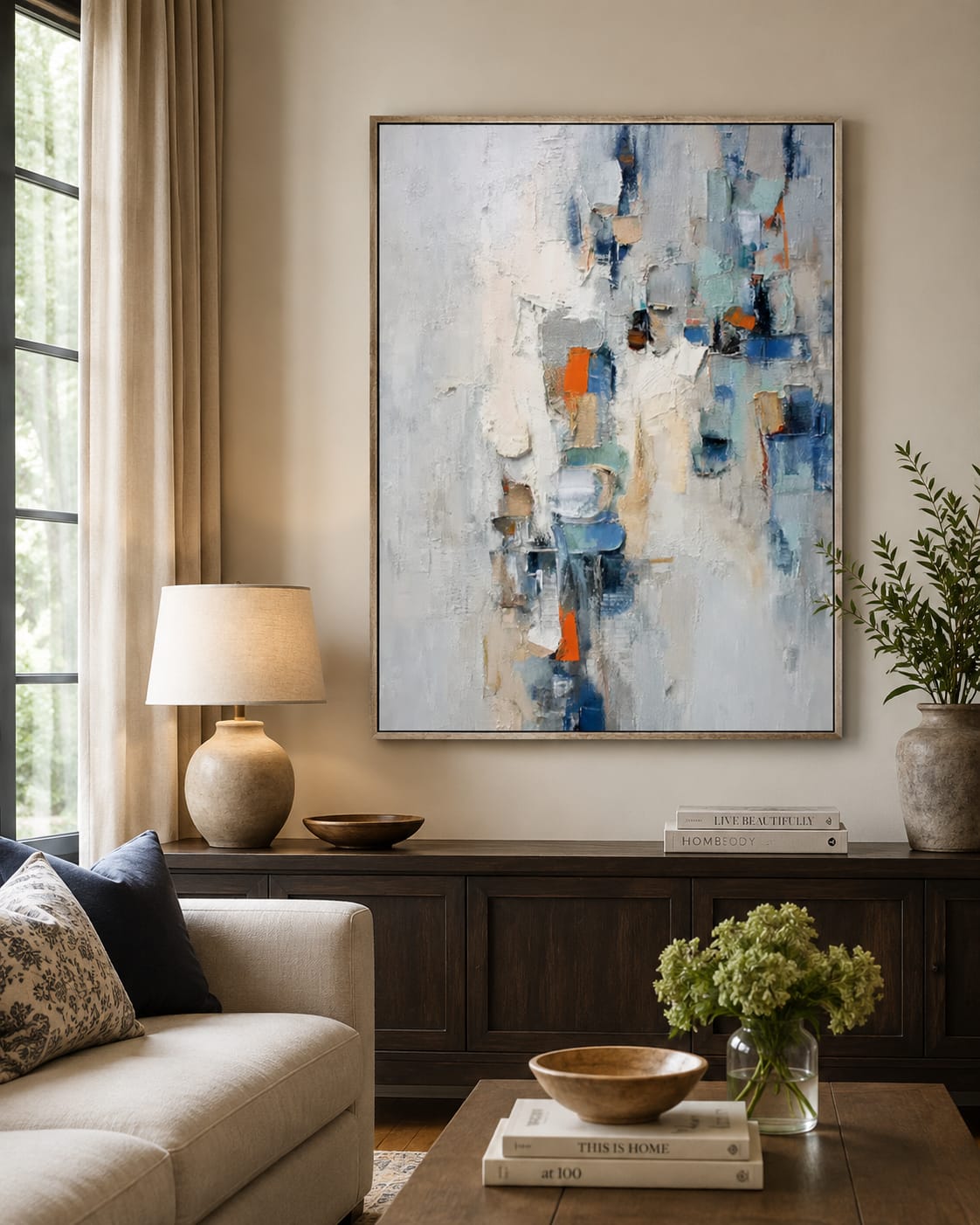Customer photo review of Plaster Art Texture Painting #CXV044