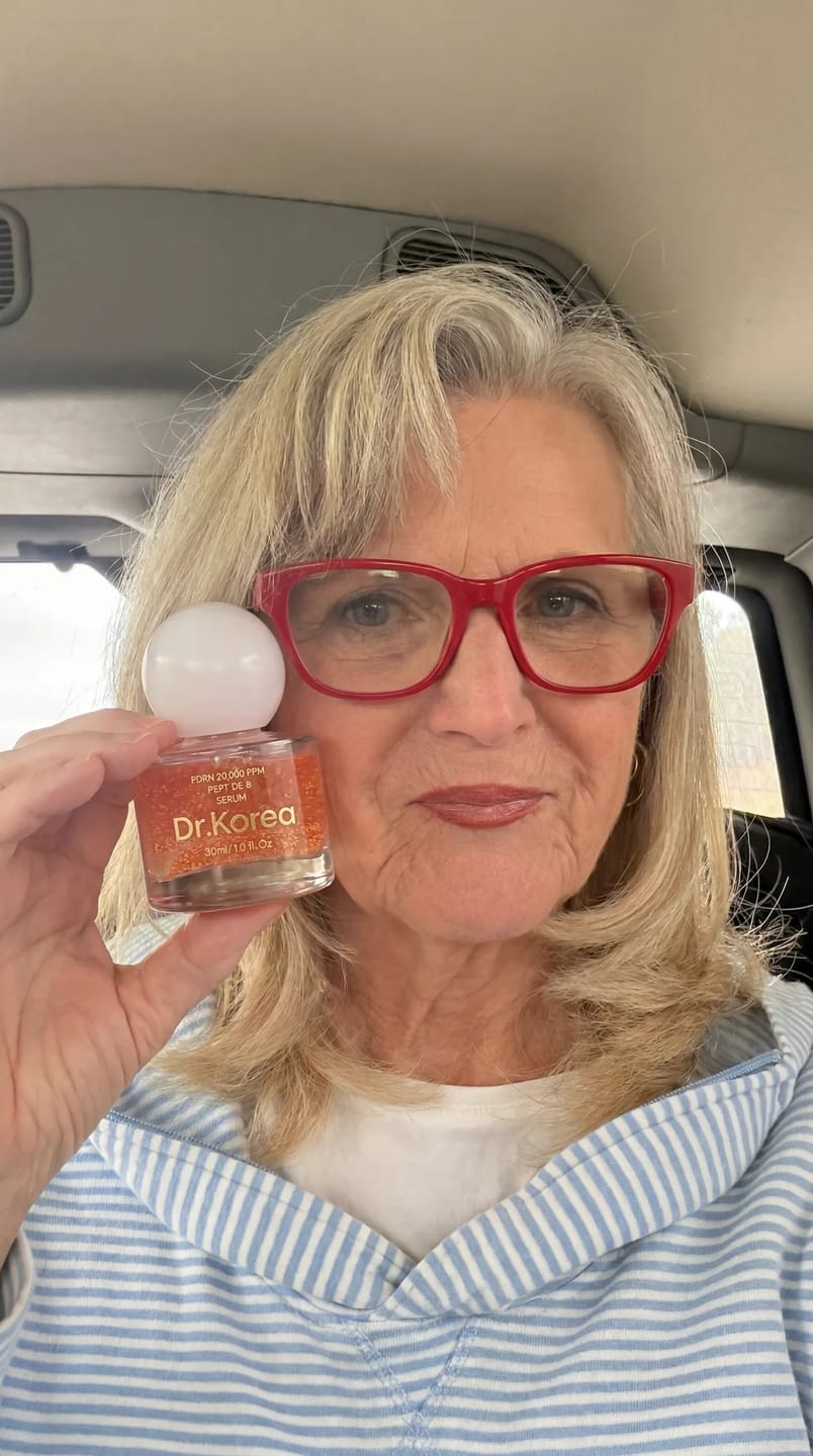 Customer photo review of PDRN & Peptide-8 Glass Skin Serum