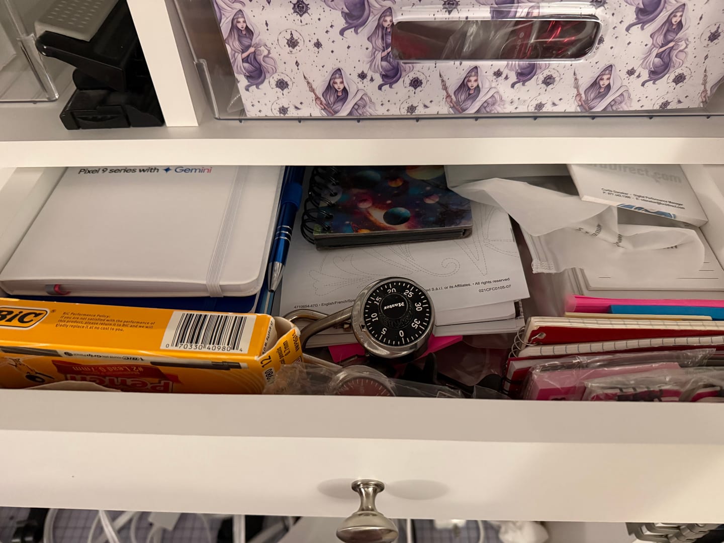 Customer photo review of 2 Built-In Drawers