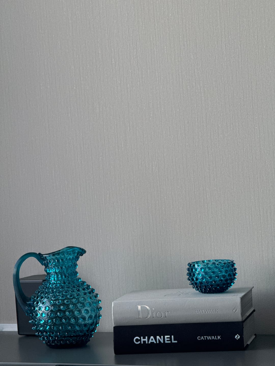 Customer photo review of Malá Hobnail Mísa Aquamarine