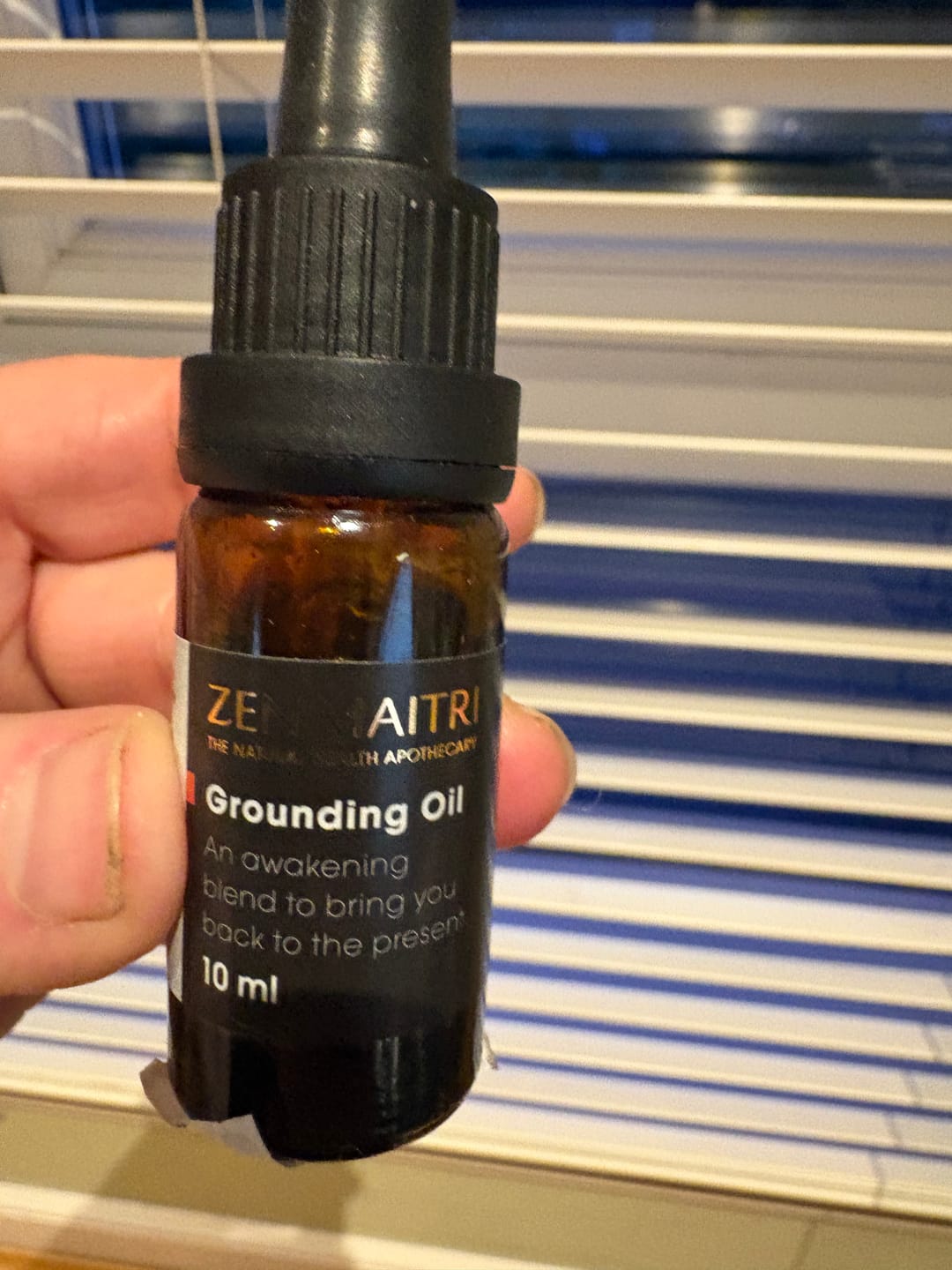 Customer photo review of Grounding Aromatherapy Oil – Calming & Centring Blend, 10ml