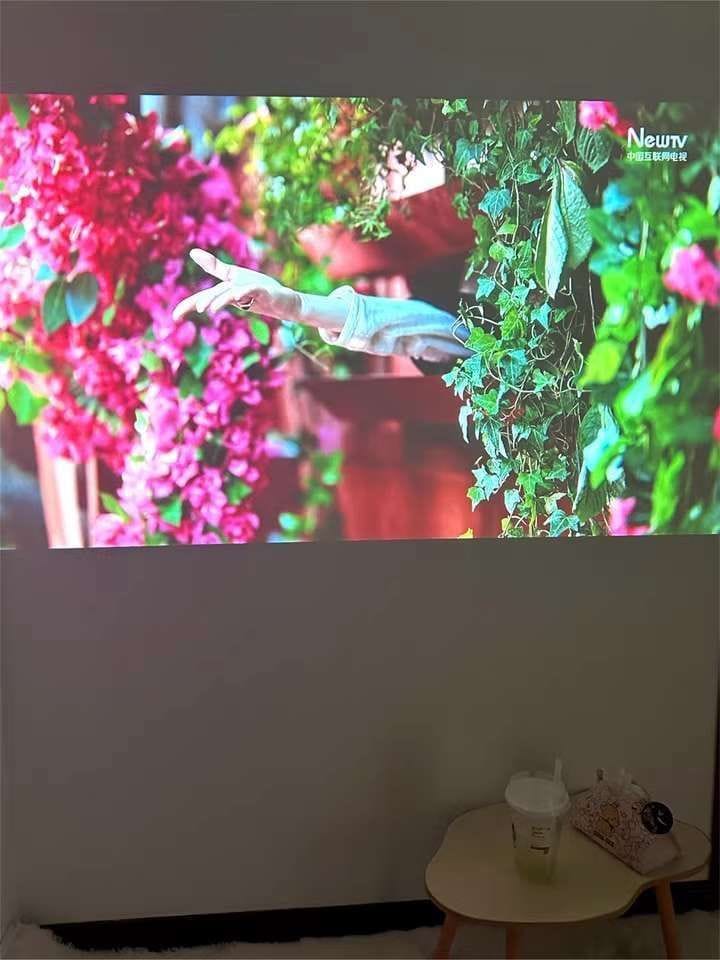 Customer photo review of Zoomly® Pro Elite 4K Smart Projector