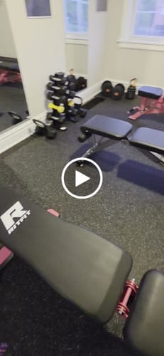 Customer video review of RitFit 1300LB Adjustable Weight Bench BWB01 - Pink