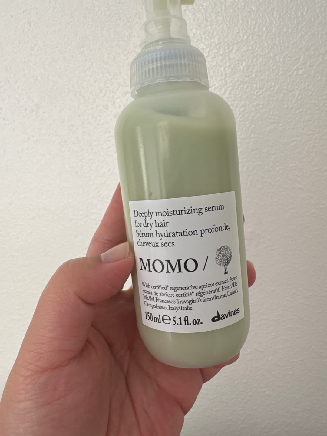 Customer photo review of MOMO Serum