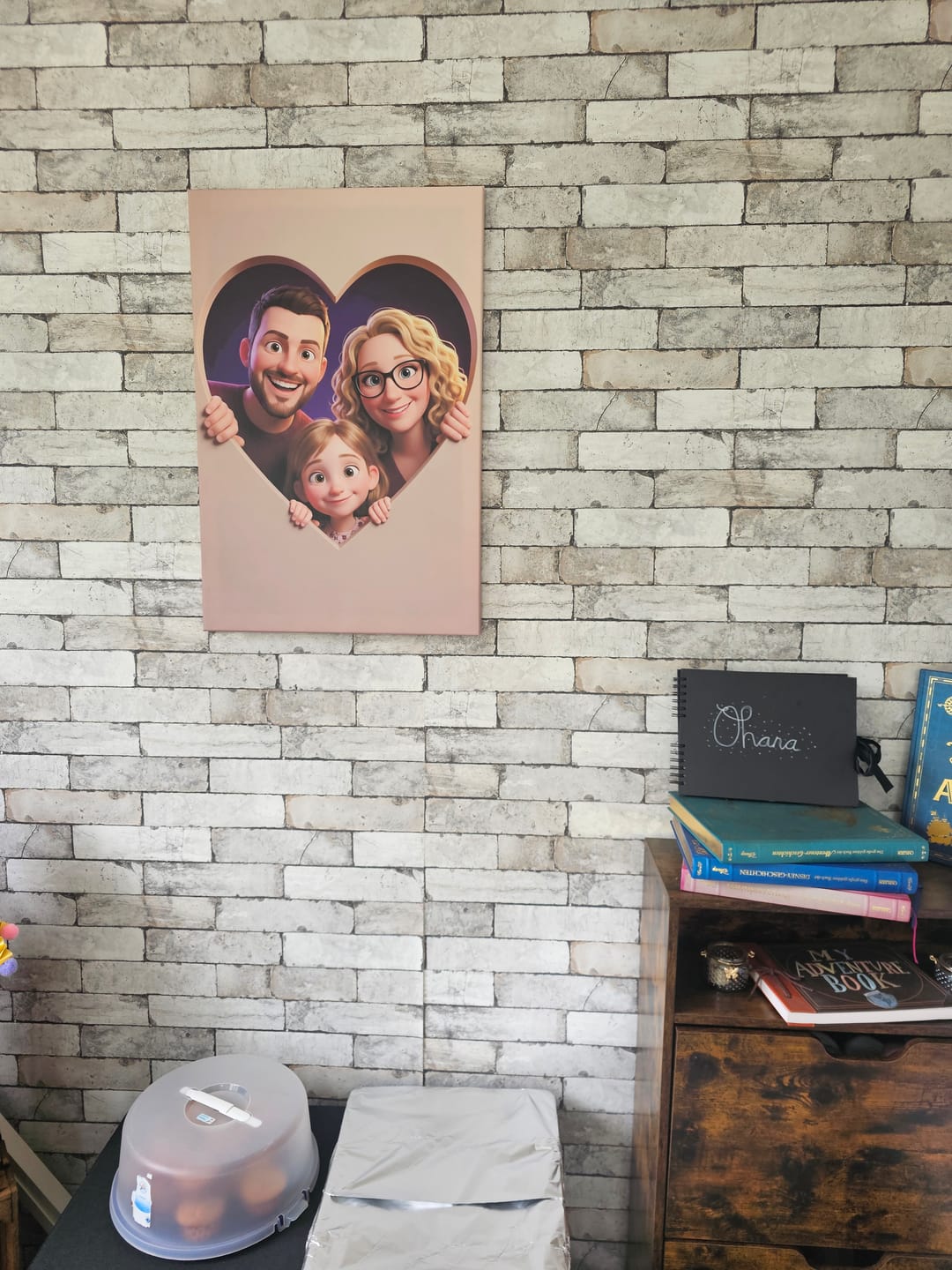 Customer photo review of Personalisierte Leinwand - Animiertes Herz