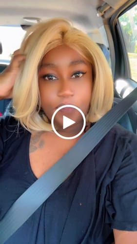 Customer video review of Sensationnel Butta Lace Glueless Chic Bob 5" HD Lace Deep Part Front Wig - BOB UNIT 6
