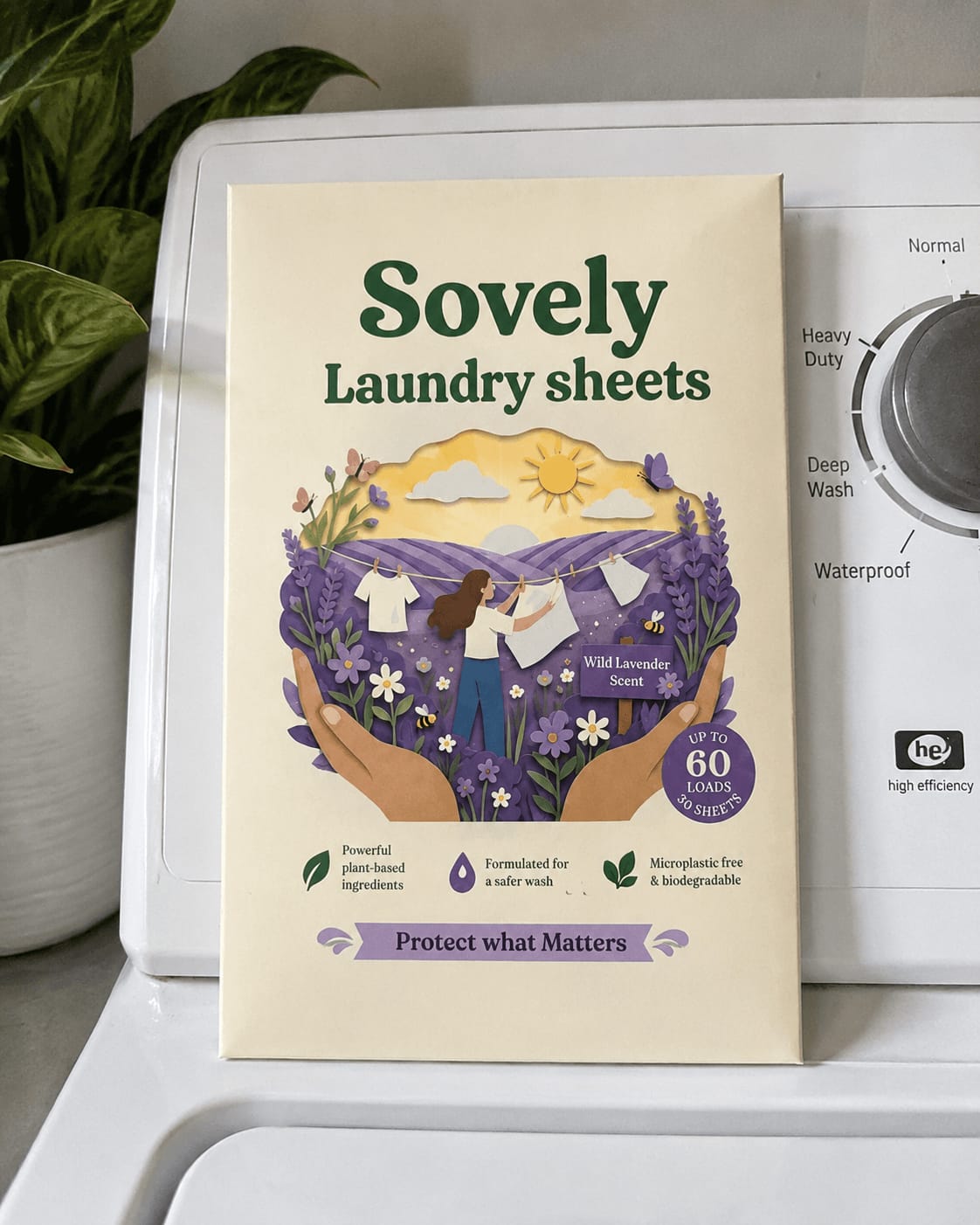 Customer photo review of Eco-Friendly Laundry Sheets