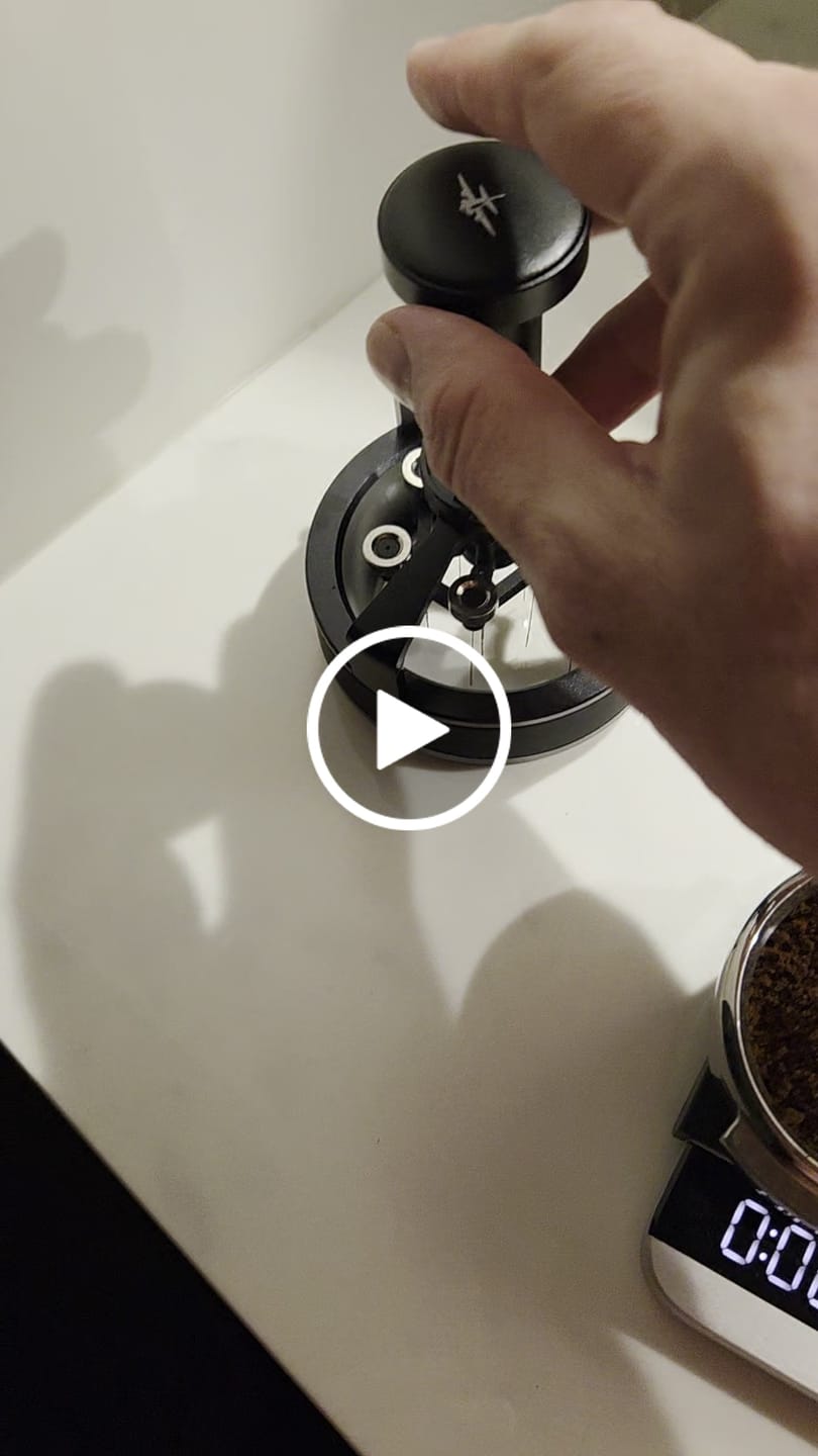 Customer video review of Smart Espresso Distributor WDT Tool