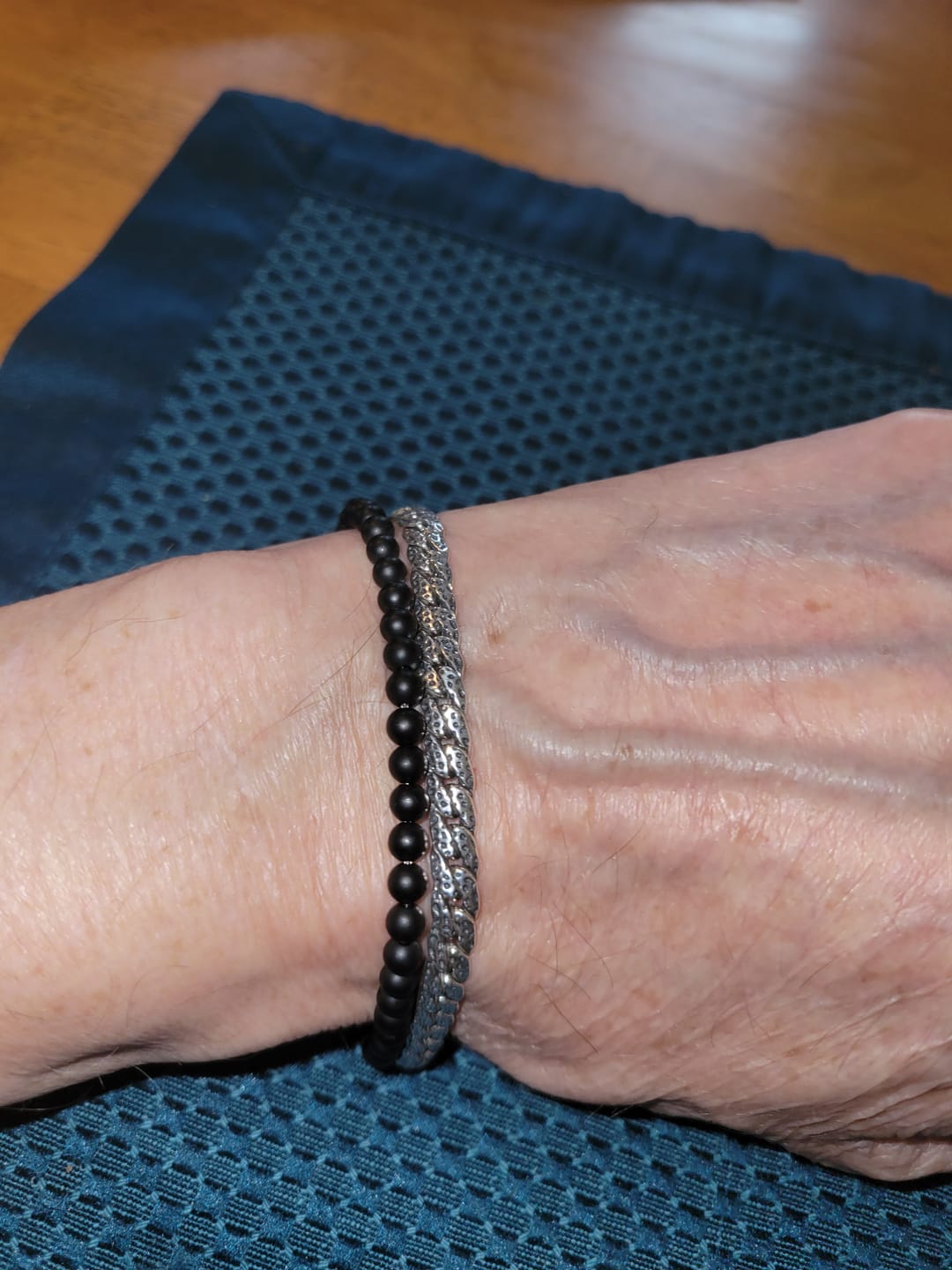 Customer photo review of WOVEN LEGACY. - 925 STERLING SILVER