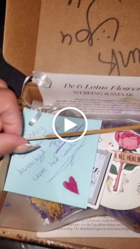Customer video review of PRE ORDER Blue Lotus Flower (Nymphaea caerulea)