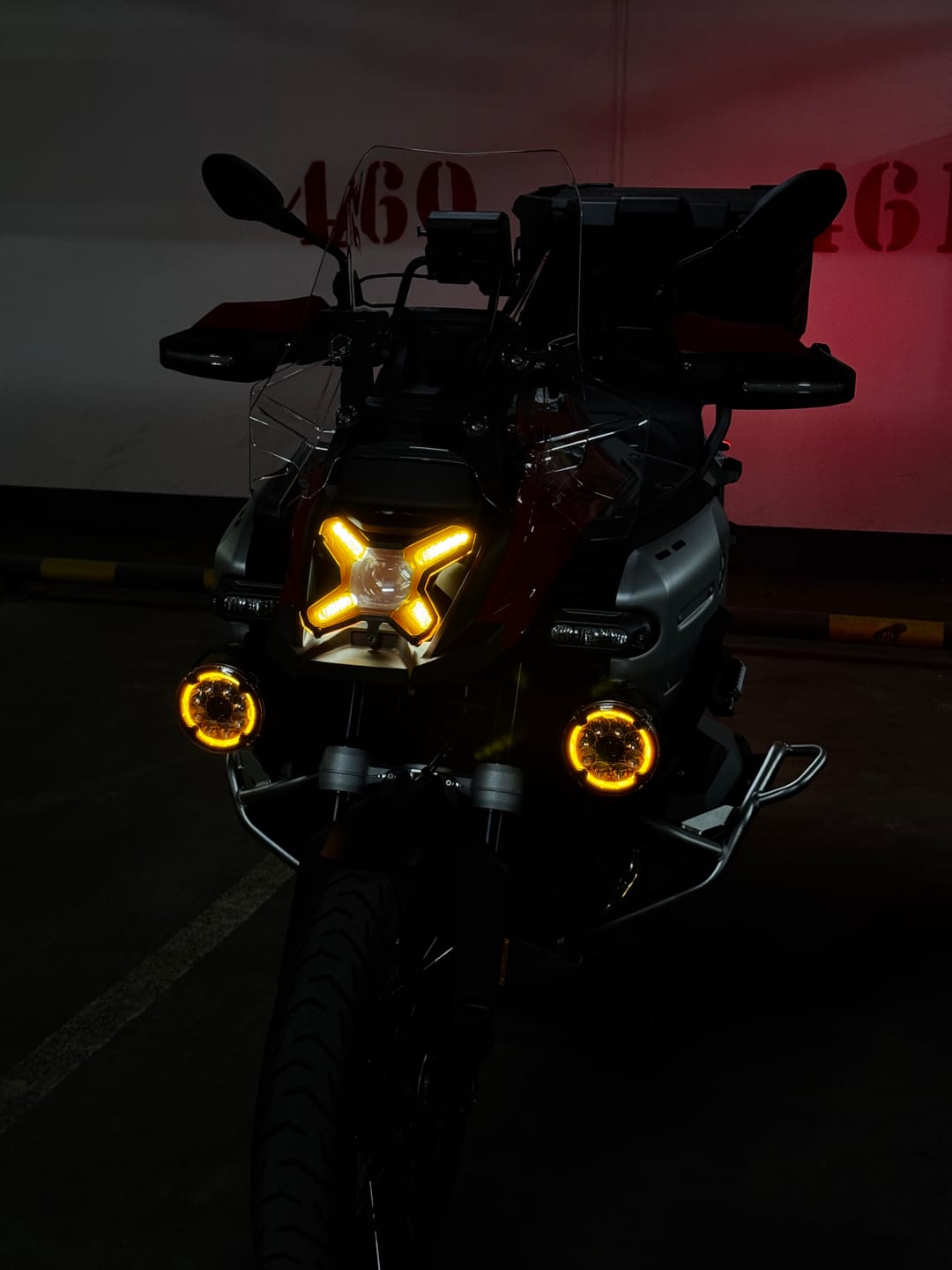 Customer photo review of Headlight Guard Kit for BMW R1300GS / R1300GS Adventure