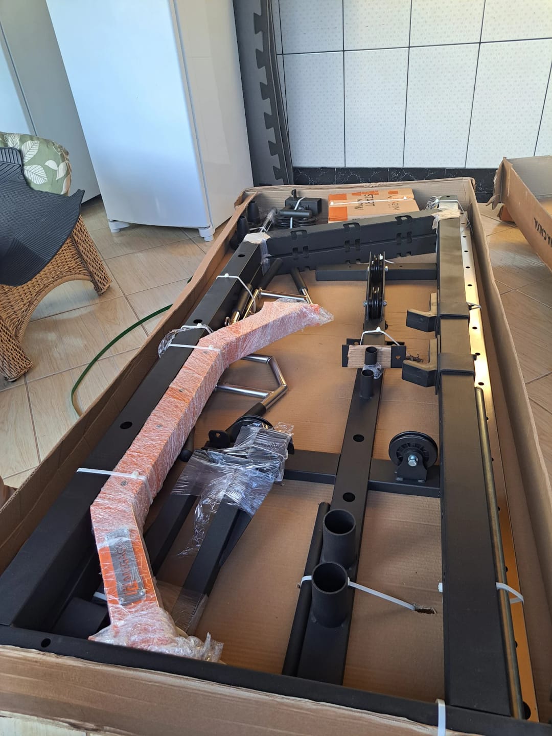 Customer photo review of Multi Crossover Smith Com Rack Integrado + Barra Guiada