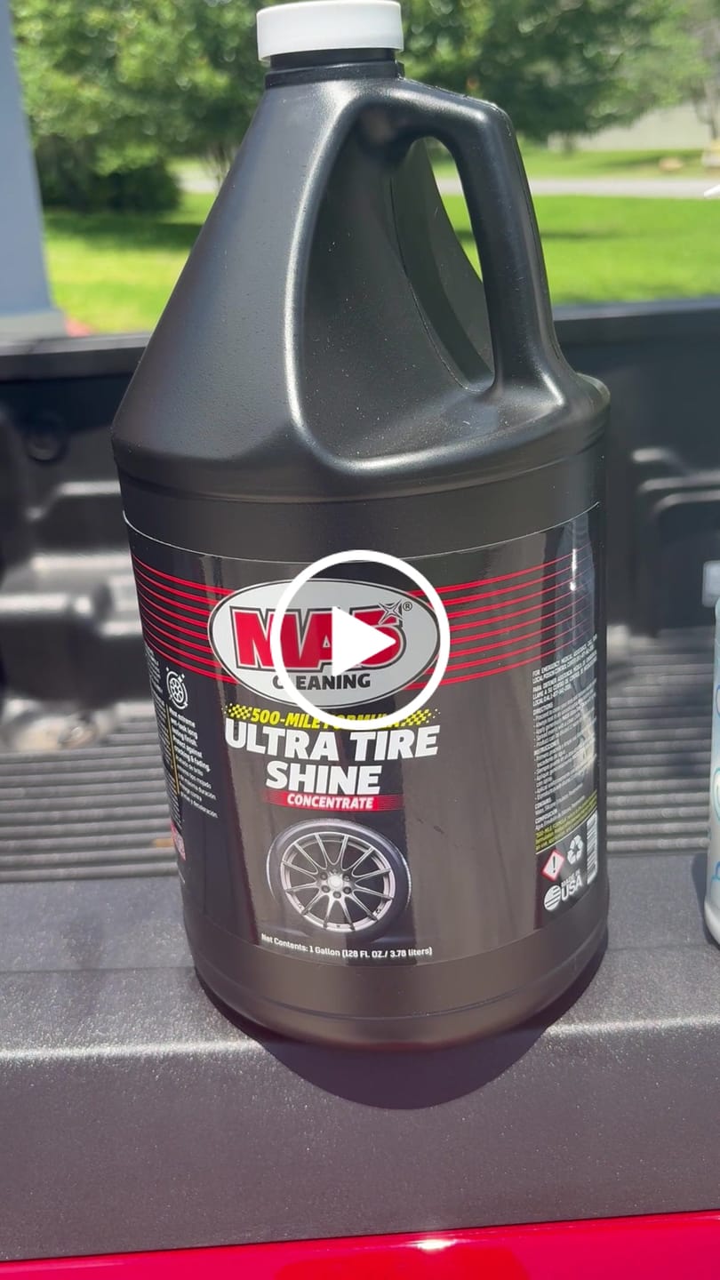 Customer video review of MA5X Ultra Tire Shine: Long-Lasting Non-Sling Wet Look Dressing