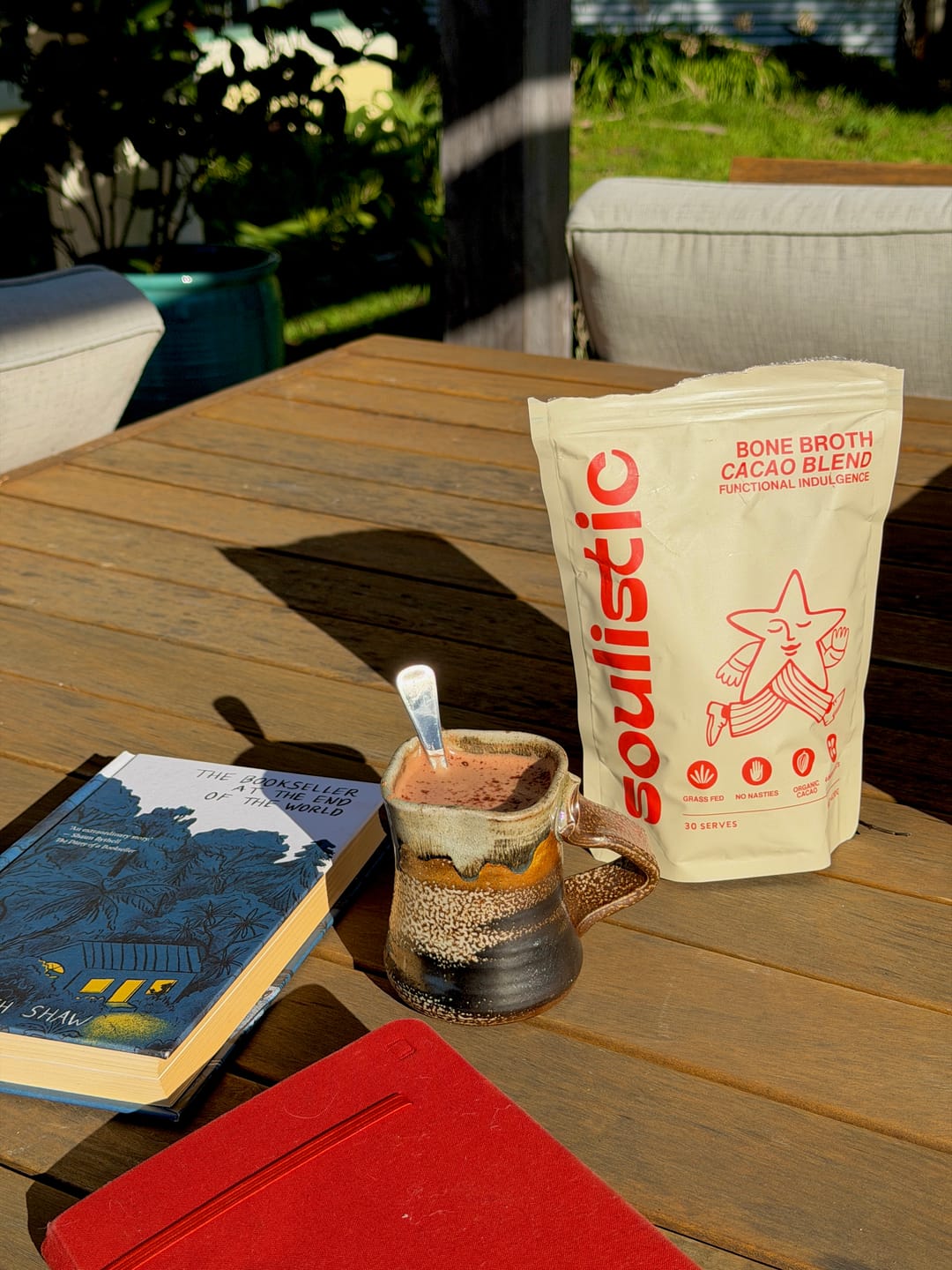 Customer photo review of Bone Broth Cacao Blend