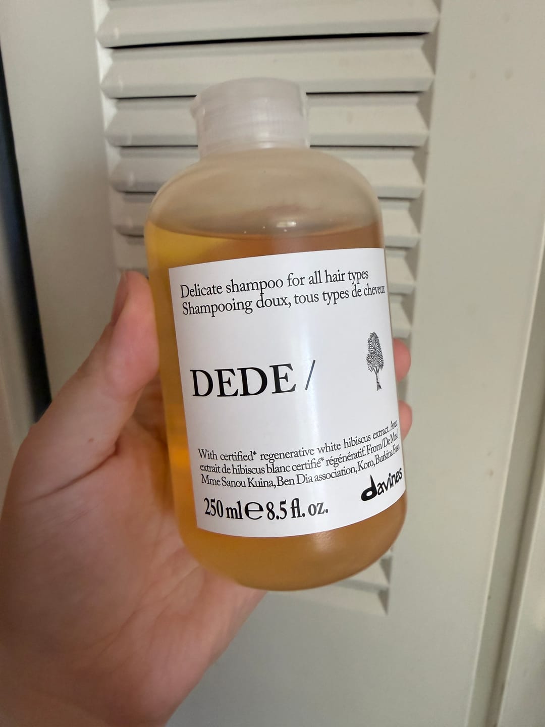 Customer photo review of DEDE Shampoo