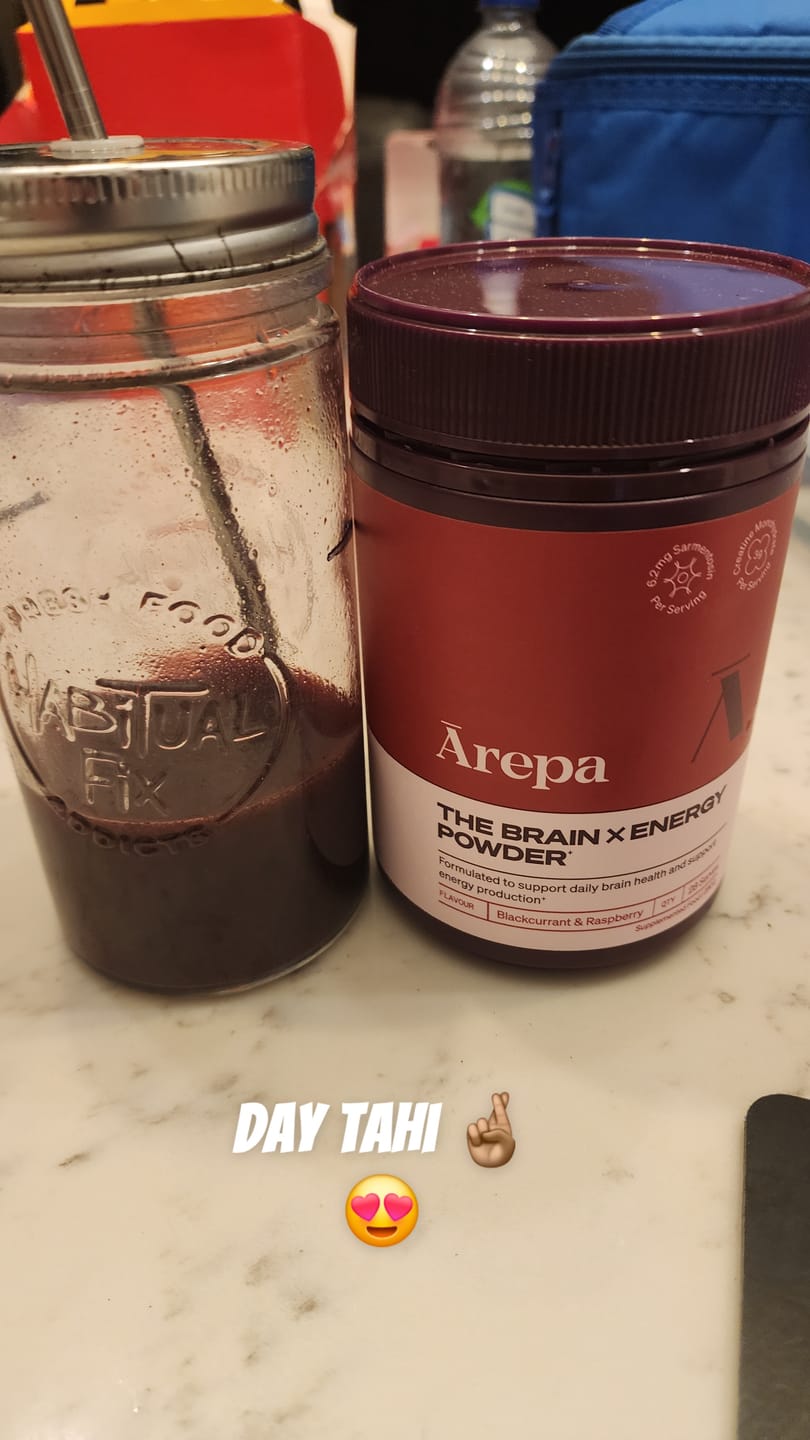 Customer photo review of The Brain x Energy Powder⁺