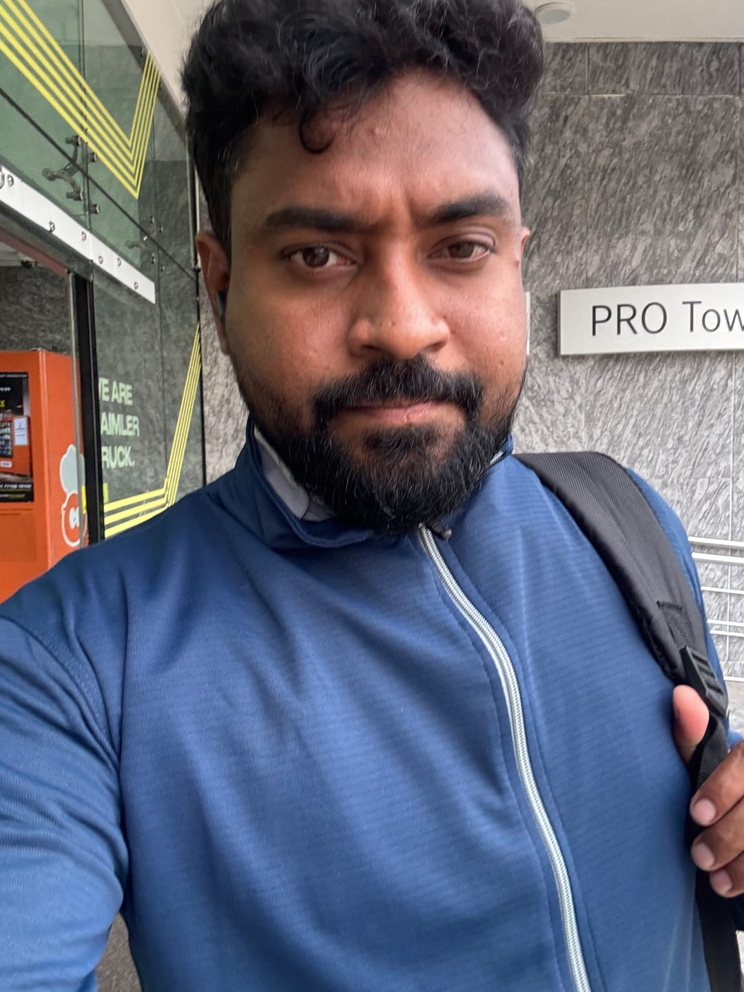 Customer photo review of Sapphire Blue - Sunblock Jacket