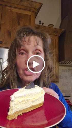 Customer video review of Lemon Cheesecake