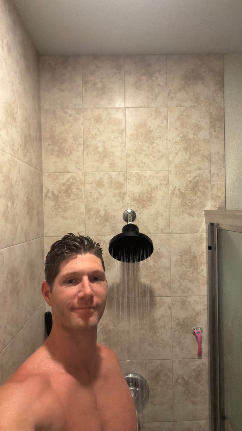 Customer photo review of Ultimate Showerhead