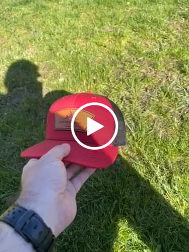Customer video review of Richardson 112 Genuine Leather Patch Hats Laser Engraved